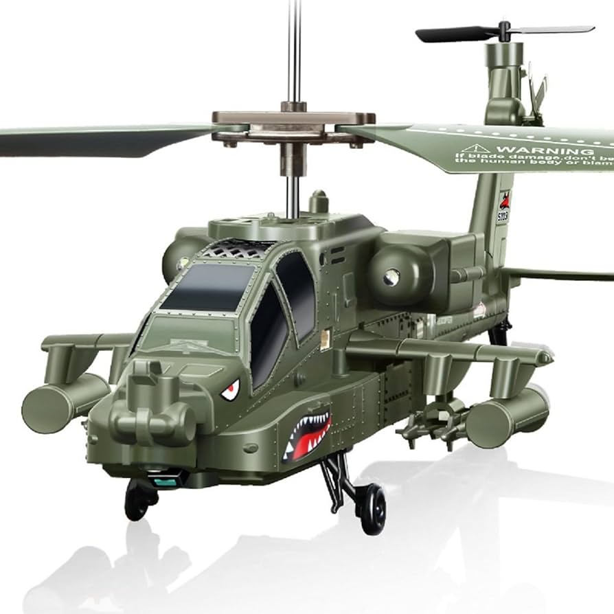 S109G アパッチ AH-64 3.5チャンネル ミニインドア ヘリコプター Amazon.com: Syma S109G 3.5 Channel RC Helicopter with Gyro